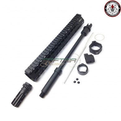 Full set handguard KEYMOD 12" BLACK cnc g&g (gg-hdg-12-sr-bk)