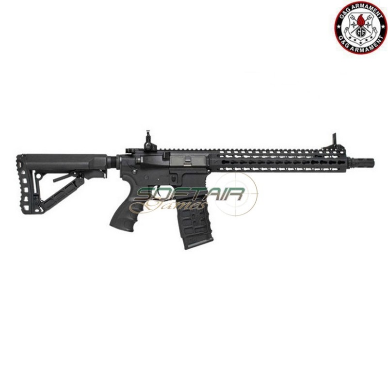 Full set handguard KEYMOD 12" NERO cnc g&g (gg-hdg-12-sr-bk)