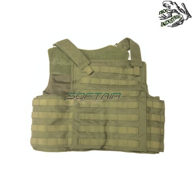 Body armor vest OLIVE DRAB molle frog industries® (fi-5161v-od)