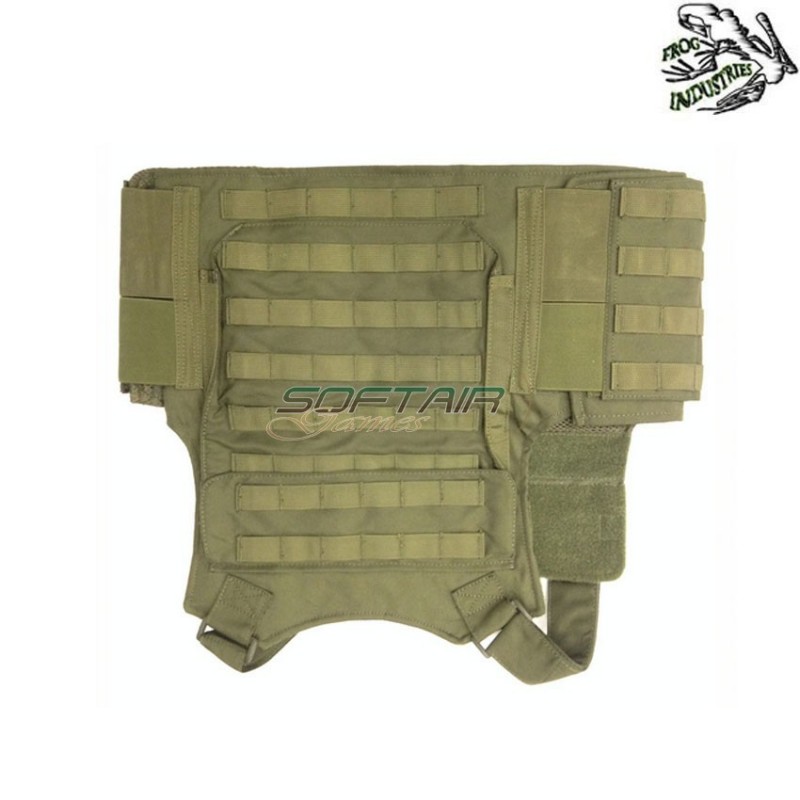 Body armor vest OLIVE DRAB molle frog industries® (fi-5161v-od)