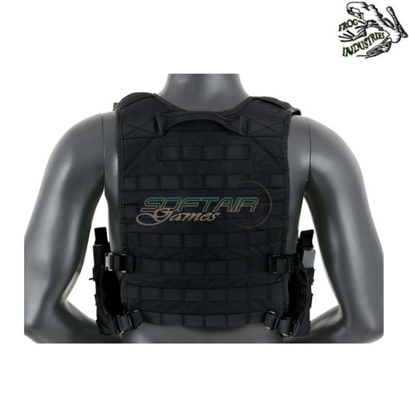 Carrier chest tactical rifleman BLACK frog industries® (fi-6699-bk)