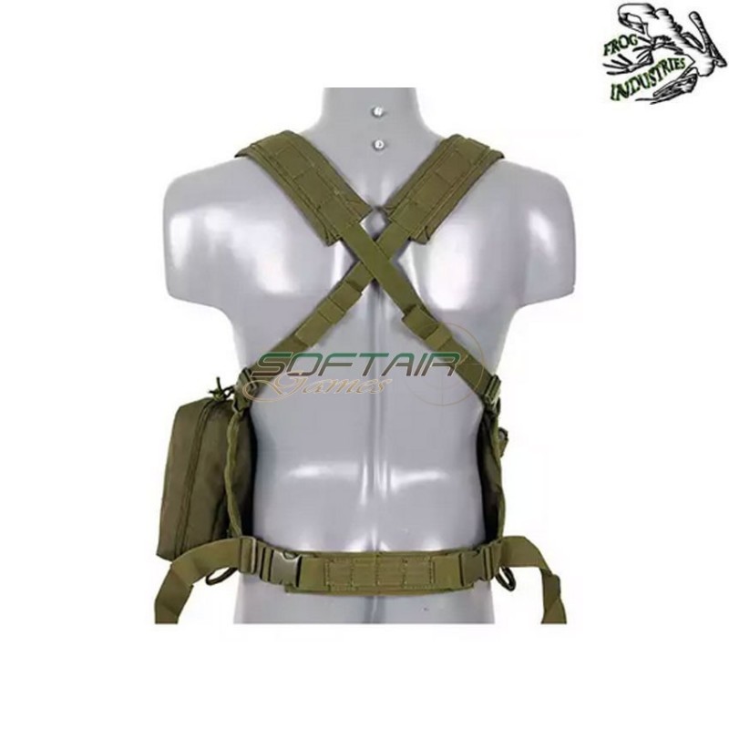 Force Recon Chest Harness OLIVE DRAB frog industries® (fi-9951-od)