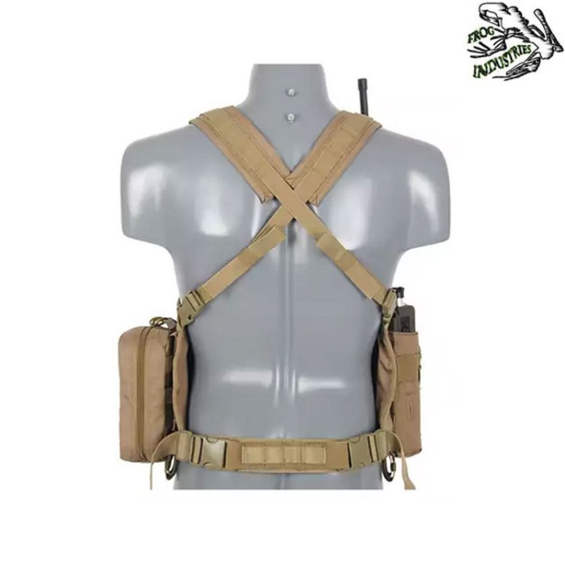 Force Recon Chest Harness COYOTE frog industries® (fi-9951-tan)