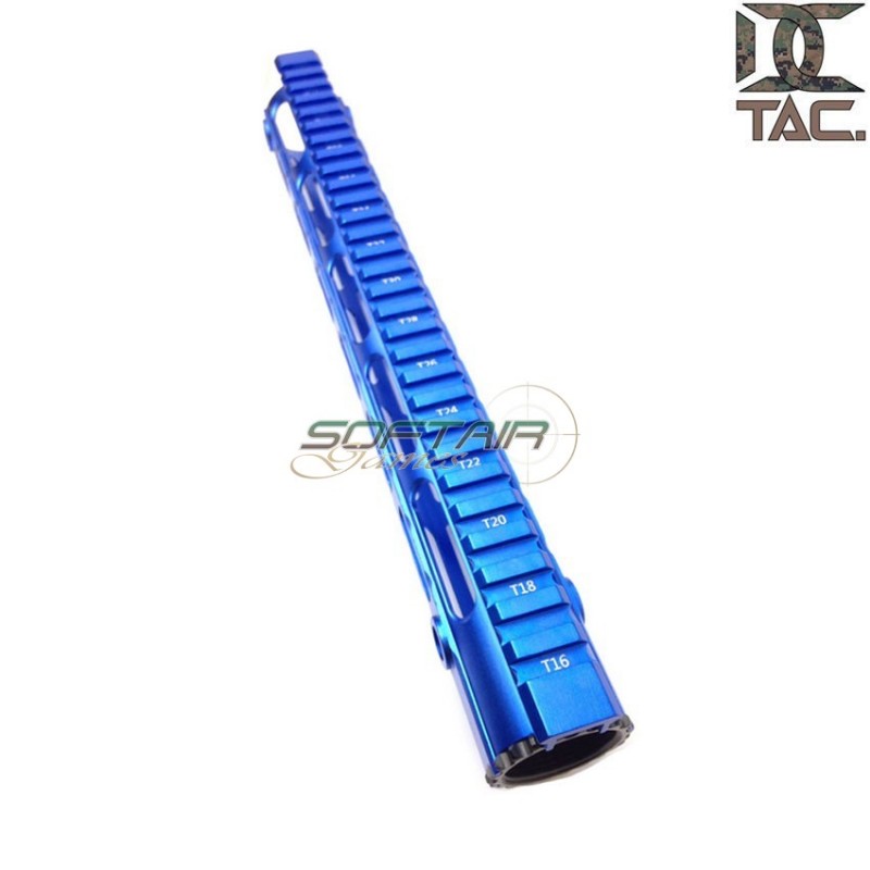 Handguard LC G3 midwest style BLUE 12 pollici per aeg/gbb d.c. tactical (dctac-35-bl-LC-12)