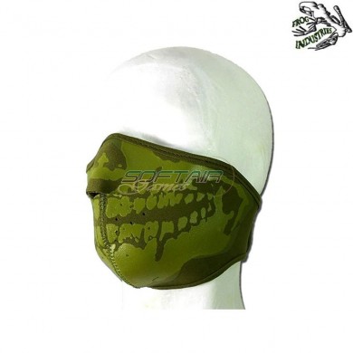 Neoprene skull OD mask frog industries® (fi-3701-od)