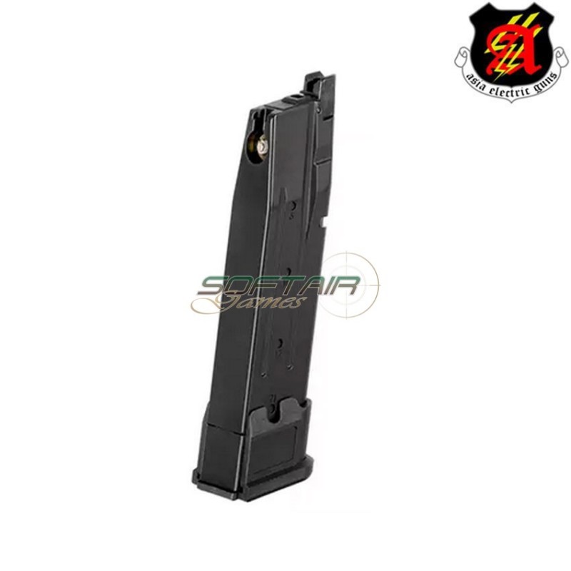 CO2 magazine 25bb BLACK base for sig sauer P320 F17 M17 aeg (aeg-f17co2mag-bk)
