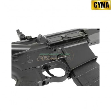 Ambidextrous magazine catch plus AEG BLACK for m4/m16 cyma (cm-fbp1783)