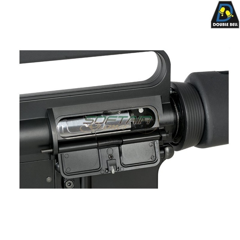 Electric rifle CAR-15 m607 BLACK full metal double bell (db-086) Electric rifle CAR-15 m607 BLACK full metal double bell (db-086)