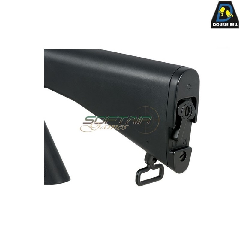 Electric rifle CAR-15 m607 BLACK full metal double bell (db-086) Electric rifle CAR-15 m607 BLACK full metal double bell (db-086)