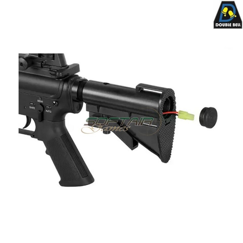 Fucile elettrico CAR-15 SMG n23 NERO full metal double bell (db-087)