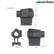 Ronin P11 1x20mm 2 MOA Red Dot Sight northtac (nor-ronin-p11/35373)