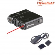 Charge ar black combo red laser & torcia firefield (ff-ff25008)