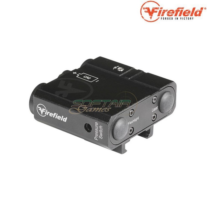 Charge ar black combo red laser & torcia firefield (ff-ff25008)