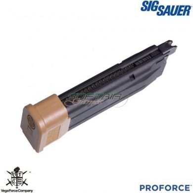 Caricatore GAS 21bb DARK EARTH per p320 M17 vfc sig sauer (air-ampf-m17-gg)