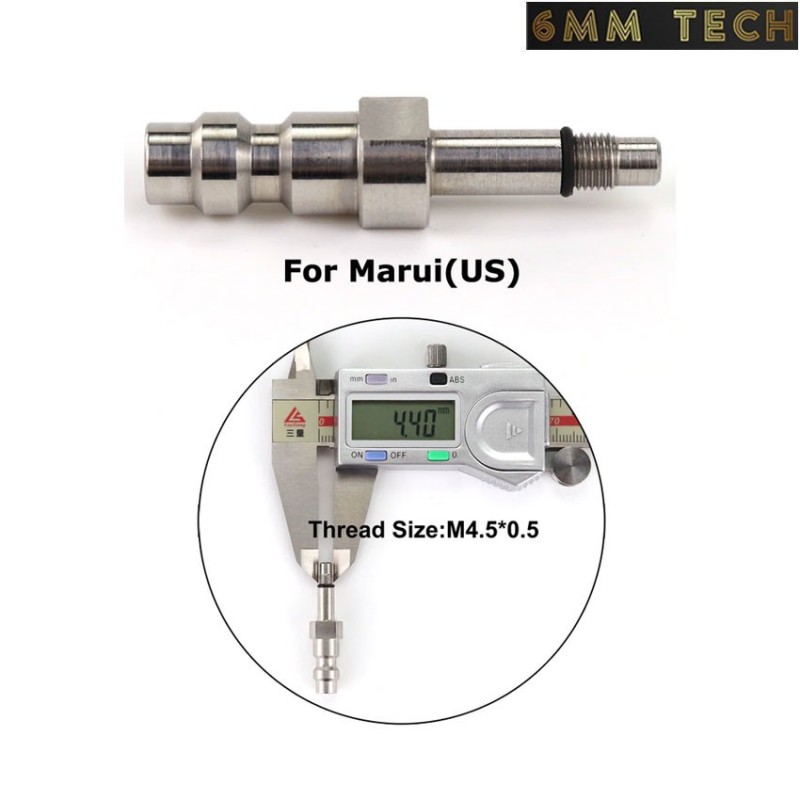 HPA valve adapter for MARUI magazines 6MM TECH (6mmt-42-marui)