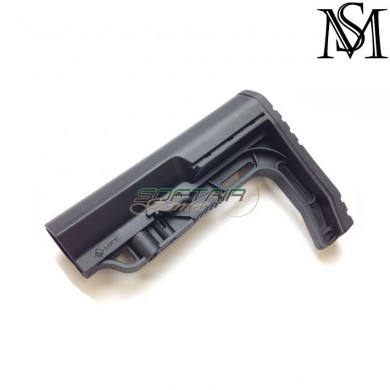 Mft battlelink minimalist style stock BLACK for aeg milsim series (ms-as-g030-bk)