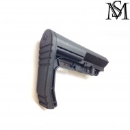 Mft battlelink minimalist style stock BLACK for aeg milsim series (ms-as-g030-bk)