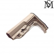 Mft battlelink minimalist style stock DARK EARTH for aeg milsim series (ms-as-g030-de)