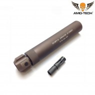 FDE silencer with flash hider 12mm CW for MP7 amo-tech® (amt-ct0436-fde)