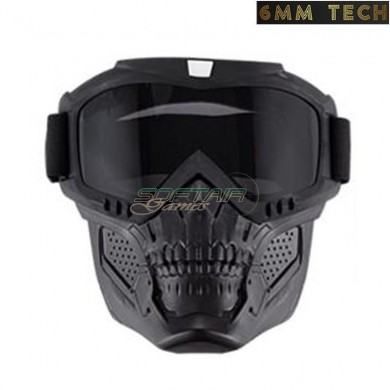 Speedsoft TERROR style NERA mask BLACK lens 6MM TECH (6mmt-43-bk)