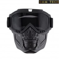 Speedsoft TERROR style BLACK mask BLACK lens 6MM TECH (6mmt-43-bk) Speedsoft TERROR style BLACK mask BLACK lens 6MM TECH (6mmt-43-bk)
