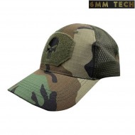 Baseball cap PUNISHER style WOODLAND 6MM TECH (6mmt-18-wd)
