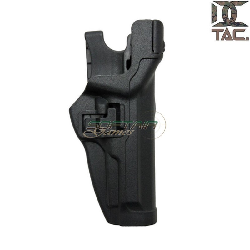 Holster for M9 level 3 style BLACK d.c. tactical (dctac-84-bk)