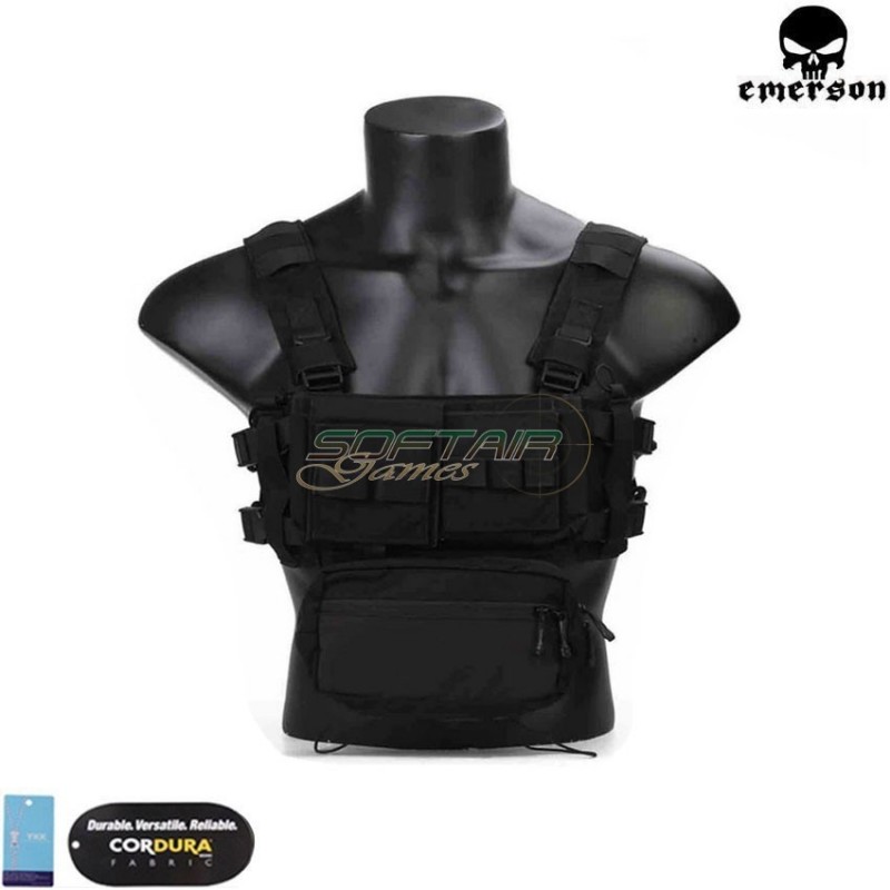 Micro MK3 Chest Rig BLACK emerson (em2961bk)