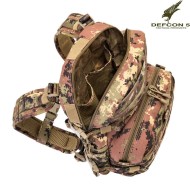 Plate carrier tattico + zaino VEGETATO defcon 5 (d5-bav21-vi)