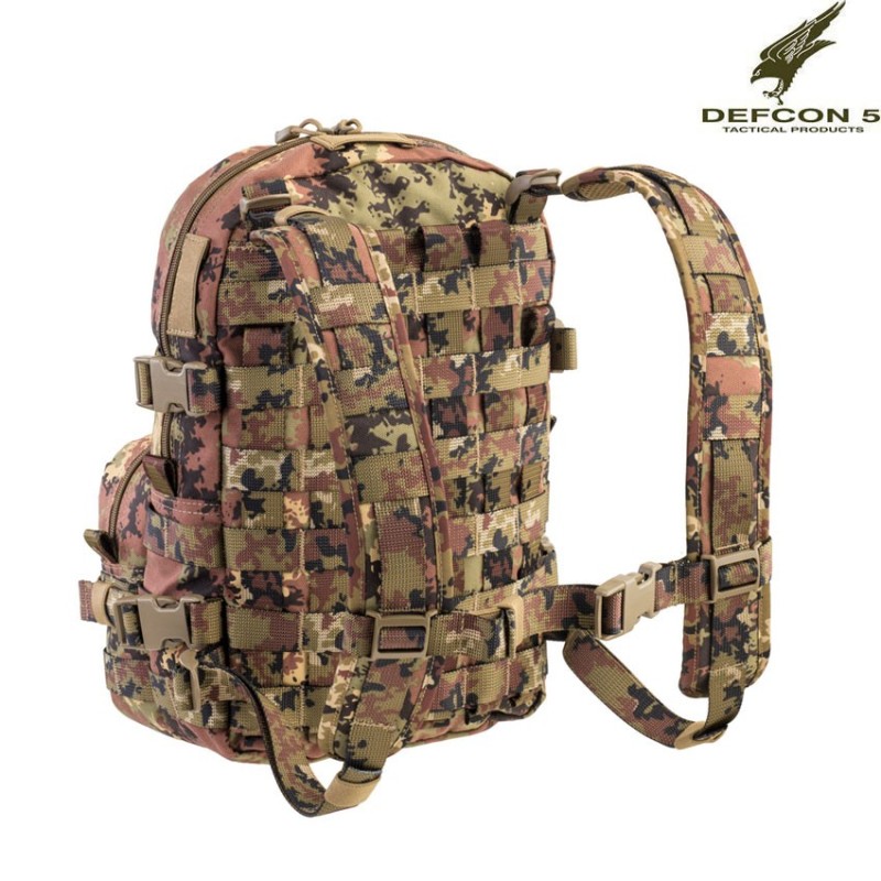 Plate carrier tattico + zaino VEGETATO defcon 5 (d5-bav21-vi)