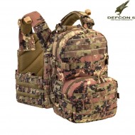 Plate carrier tattico + zaino MULTICAM defcon 5 (d5-bav21-mc)