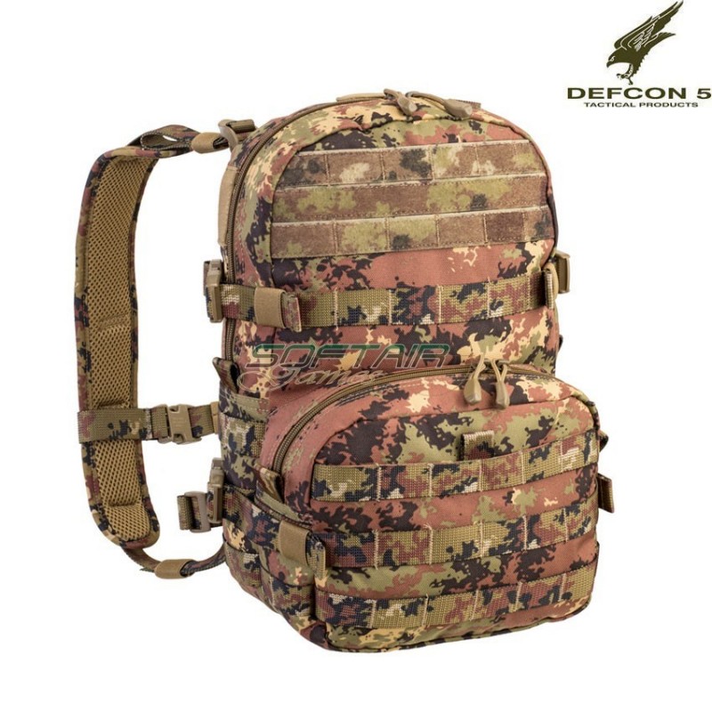 Plate carrier tattico + zaino NERO defcon 5 (d5-bav21-b)