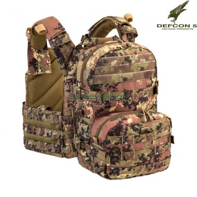Plate carrier tattico + zaino COYOTE TAN defcon 5 (d5-bav21-ct)