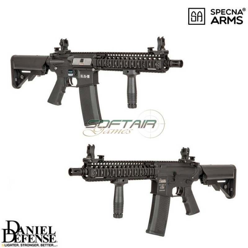 Fucile Elettrico Daniel Defense® Sa-c19 Assault Replica Mk18 Mod1 Black Core™ Specna Arms® (spe-01-029643/024047)