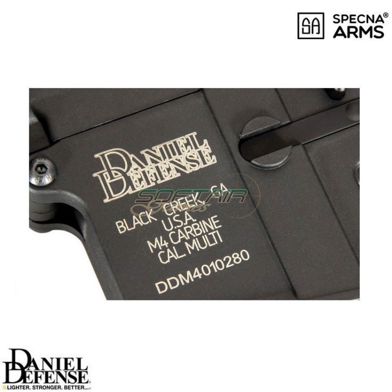 Fucile Elettrico Daniel Defense® Sa-c19 Assault Replica Mk18 Mod1 Black Core™ Specna Arms® (spe-01-029643/024047)
