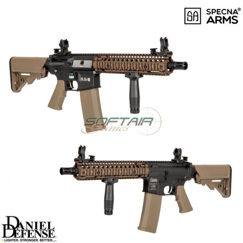 Fucile Elettrico Daniel Defense® Sa-c19 Assault Replica Mk18 Mod1 Chaos bronze Core™ Specna Arms® (spe-01-029644/028190)