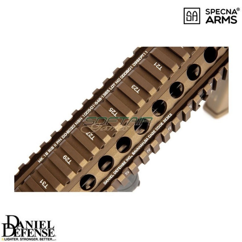 Electric Rifle Daniel Defense® Sa-c19 Assault Replica Mk18 Mod1 Chaos bronze Core™ Specna Arms® (spe-01-029644/028190)