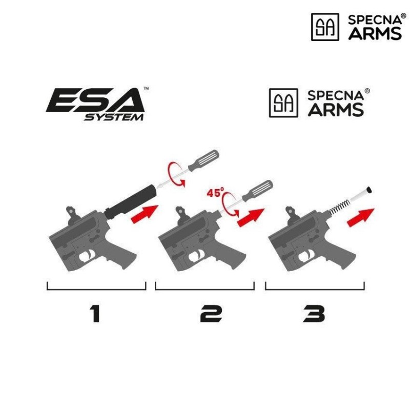 Electric Rifle Daniel Defense® Sa-c19 Assault Replica Mk18 Mod1 Chaos bronze Core™ Specna Arms® (spe-01-029644/028190)