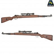 Fucile a molla wwii kar98k sbossolante + ottica double bell (db-031927)