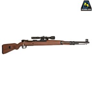 Fucile a molla wwii kar98k sbossolante + ottica double bell (db-031927)