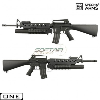Electric rifle SA-G02 M16 A3 + M203 grenade launcher one™ specna arms® (spe-01-005258)