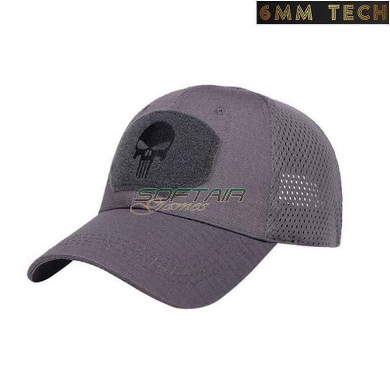 Baseball cap PUNISHER style GREY 6MM TECH (6mmt-18-gr) Baseball cap PUNISHER style GREY 6MM TECH (6mmt-18-gr)