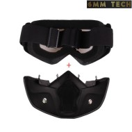 Speedsoft style BLACK mask BLACK lens 6MM TECH (6mmt-11-bk)