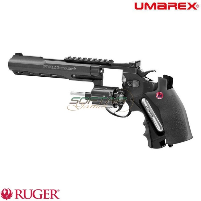 CO2 revolver RUGER superhawk full metal BLACK 6" UMAREX (um-4414)