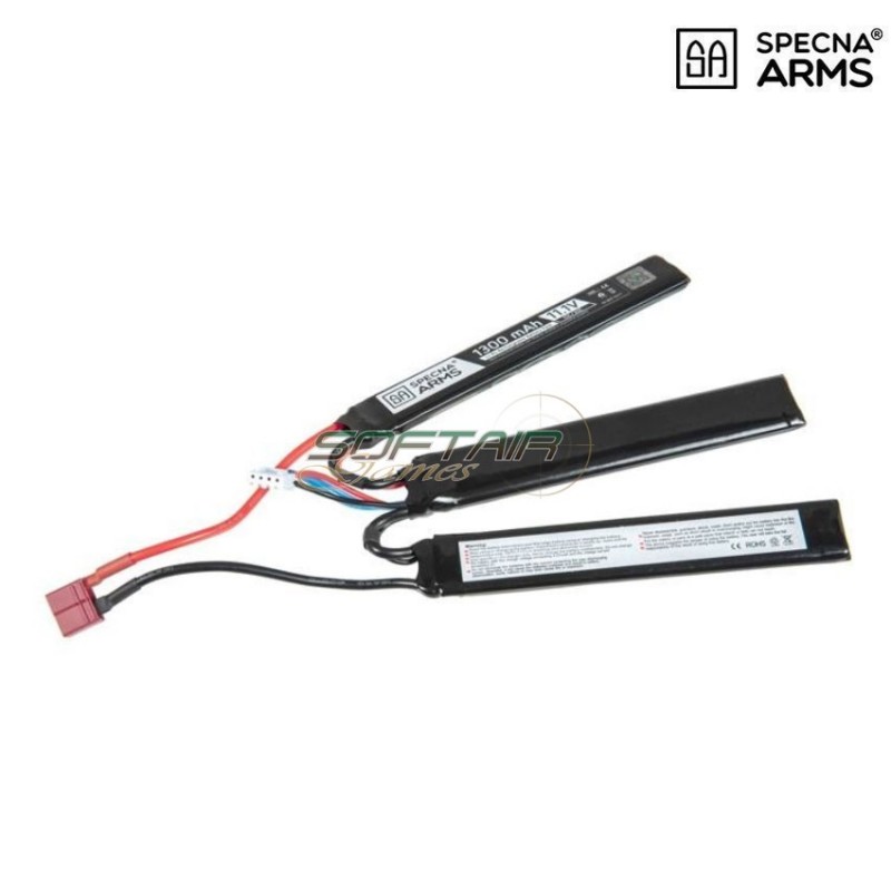 Batteria lipo connettore deans 11.1v X 1300mah 15/30c cqb type specna arms® (spe-06-024611) Batteria lipo connettore deans 11.1v X 1300mah 15/30c cqb type specna arms® (spe-06-024611)