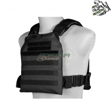 RECON plate carrier tactical vest BLACK frog industries® (fi-033055-bk)