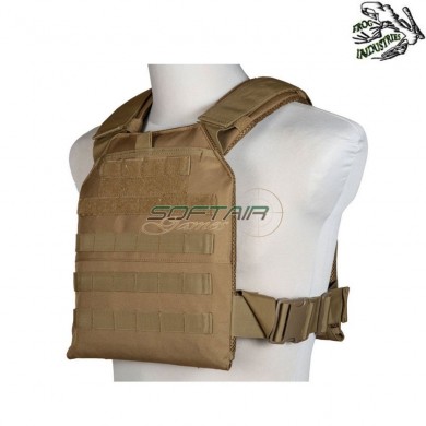 RECON plate carrier tactical vest COYOTE frog industries® (fi-033057-tan)