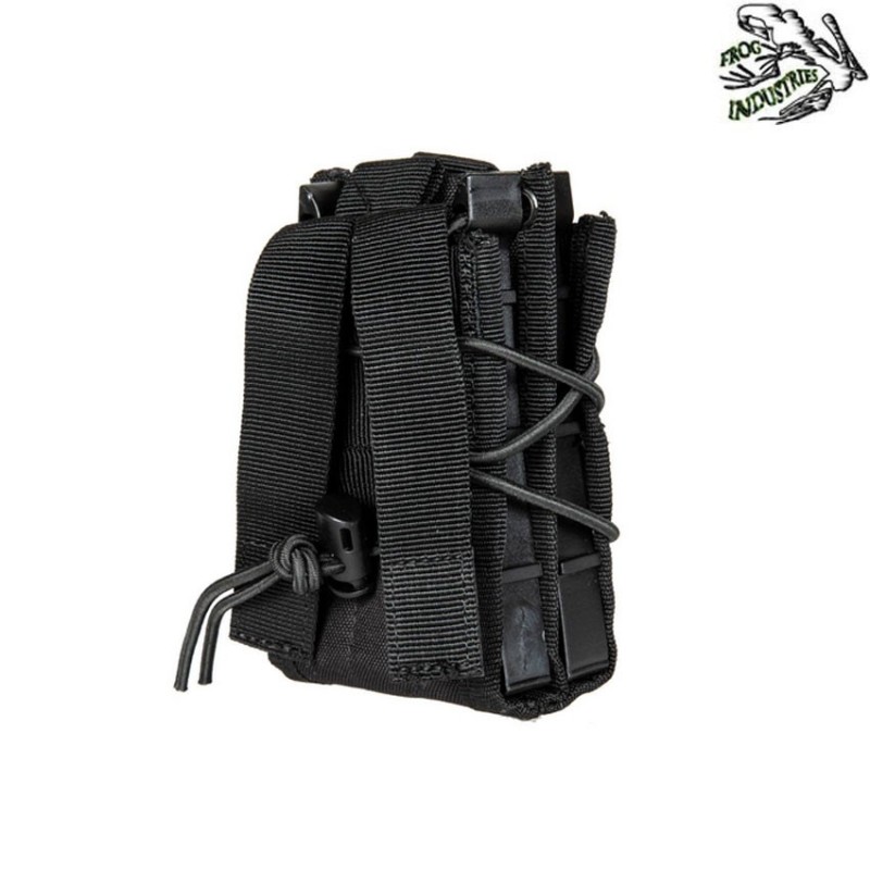 Double shingle magazine taco pouch BLACK frog industries® (fi-033059-bk)