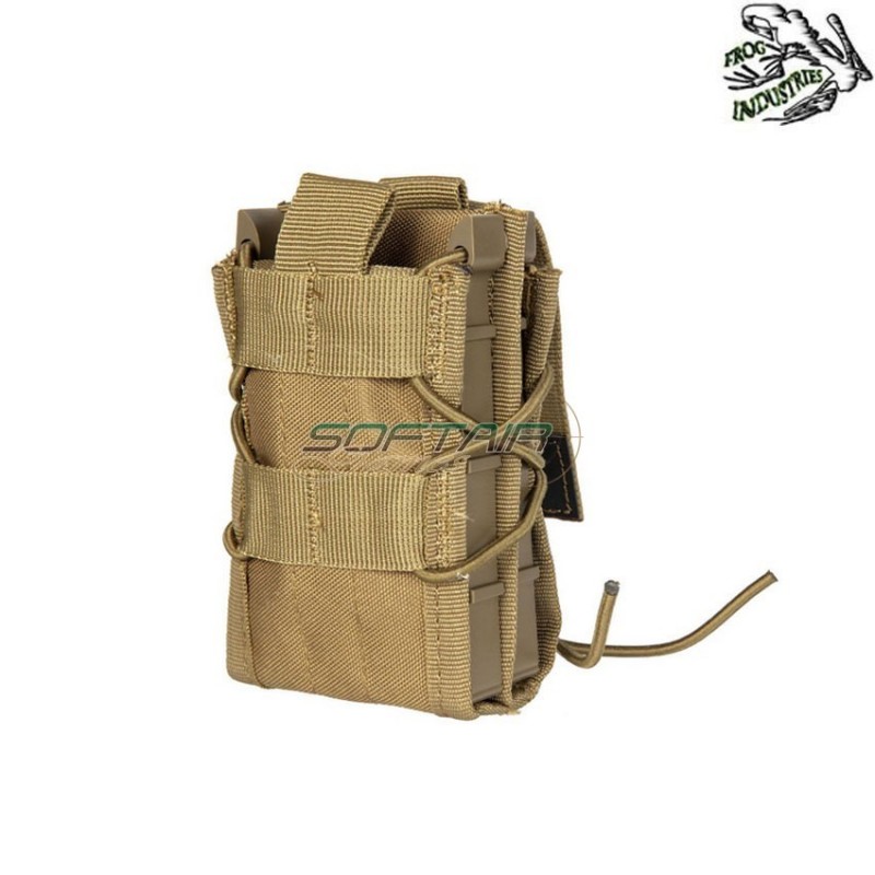 Double shingle magazine taco pouch COYOTE frog industries® (fi-033063-tan)