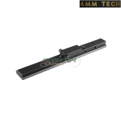 Slitta 20mm tactical 16 slot per mosin nagant 6MM TECH (6mmt-52-bk)